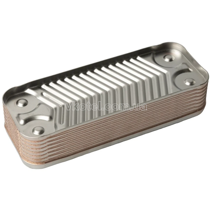 Теплообменник ГВС вторичный пластинчатый VIESSMANN Vitopend 100 WH1D, Vitodens 100 WB1B 16 пл. 7928747