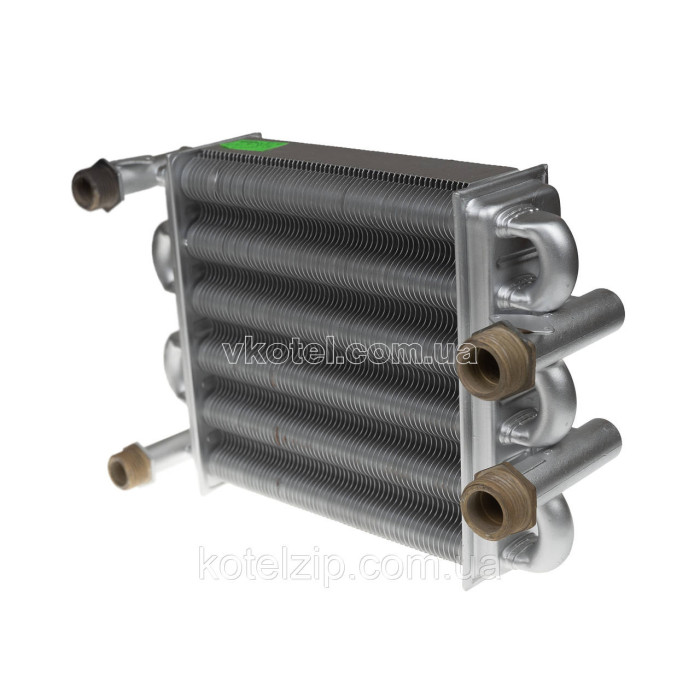 Теплообменник битермический для газового котла Ferroli Domiproject Slim F18 90263110
