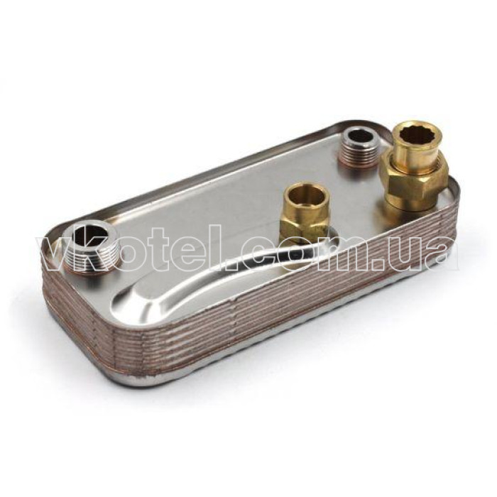 Теплообменник ГВС вторичный 16 пл. Hermann Supermicra 23 kw, 24 kw.,Hermann Micra 2 Art. 015003389