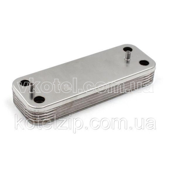 Теплообменник ГВС вторичный пластинчатый Westen/Baxi на все модели 10 пластин Art. 5686660 (old. 5653650)