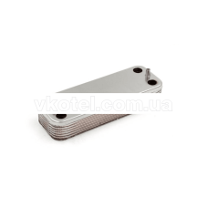 Теплообмінник ГВП 14 пластин Chaffoteaux Nectra, Ганна 61011164, Zilmet 17B2071410