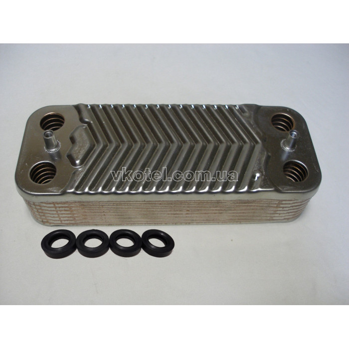 Теплообменник ГВС вторичный пластинчатый 14 пл. Unical EVE 05 95000683