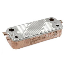 Теплообменник ГВС вторичный пластинчатый Junkers Bosch ZWC24/28-1. ART. 8716771039, 8716771987