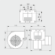 Вентилятор для котла з регулятором швидкості WPA 03 MplusM (до 50 Квт)