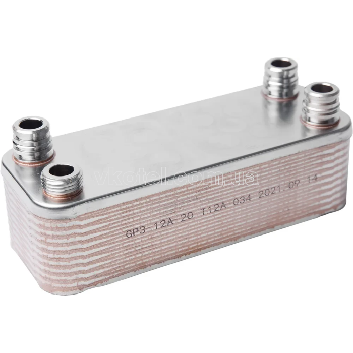 Теплообмінник ГВП 20 пластин Vaillant MAX Pro-Plus 32 кВт, 36 кВт VUW /2, R1, R3, 065153