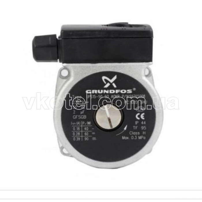 Насос для котла Grundfos UPS 15-50 Ariston, Westen, Beretta (3 швидкості 90 Вт)