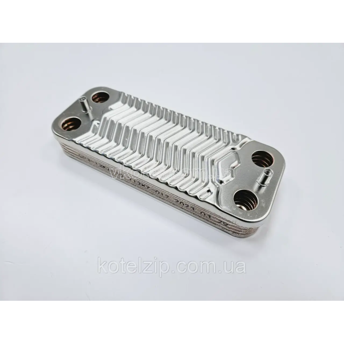 Вторинний теплообмінник (10 пластинчастий) газового котла Airfel Digifix Duo 7021820018, H3101081334010