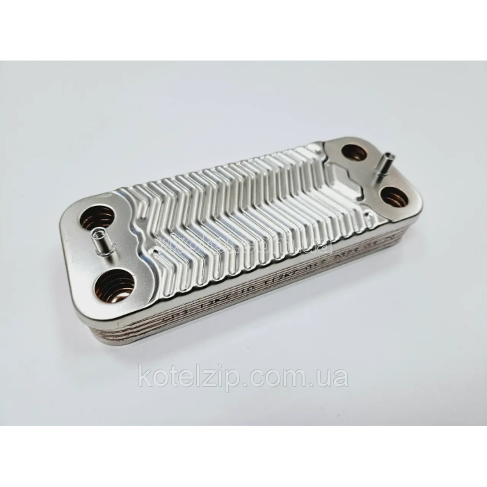 Вторинний теплообмінник (10 пластинчастий) газового котла Airfel Digifix Duo 7021820018, H3101081334010