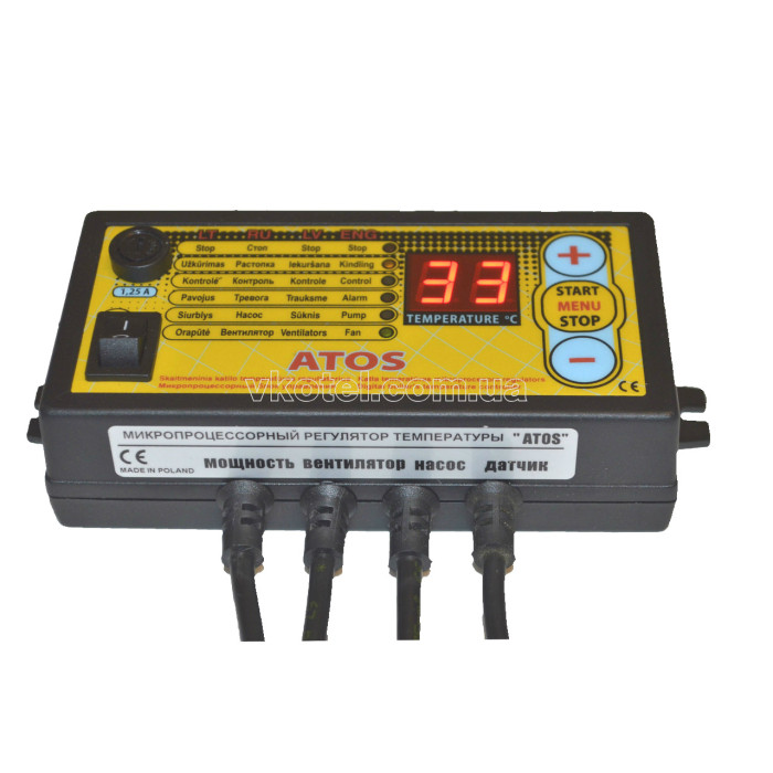 Автоматика для котла Atos + Вентилятор для котла WPA-120k ZW