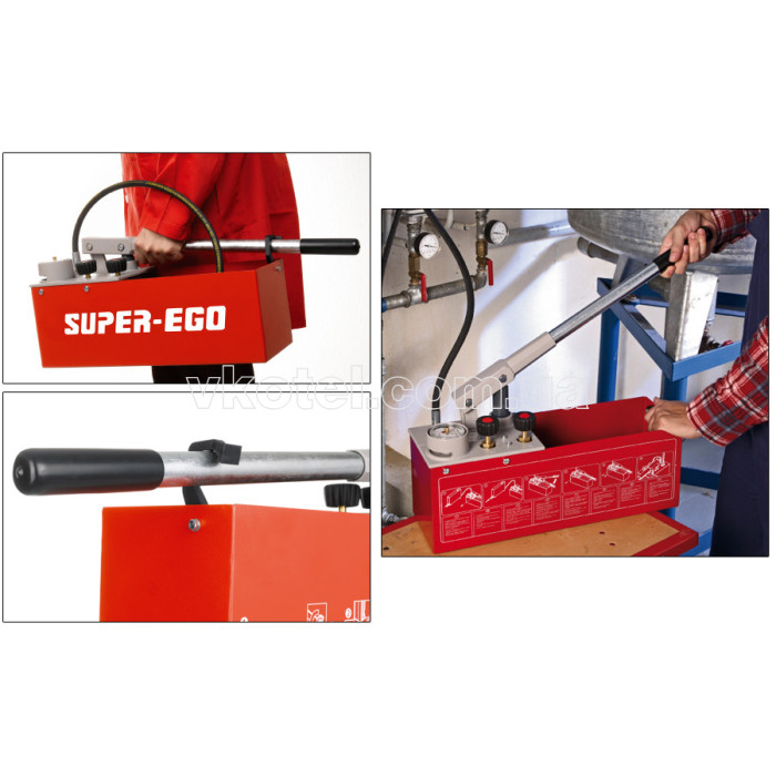 Ручной испытательный опрессовочный насос SUPER-EGO RP50-S