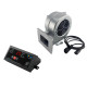 Комплект автоматики котла Novosolar PK-30 PID (Sp 30) + вентилятор Dp 02