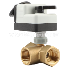 206152 3-ходовий зонний клапан н/в 1 1/2" DN40 з самозворотним електроприводом Tervix Pro Line ZERG