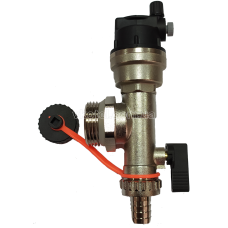 549021 Розповітрювач зі зливним клапаном (червона смужка), Tervix