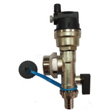 549020 Розповітрювач зі зливним клапаном (синя смужка), Tervix