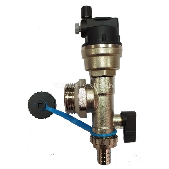 549020 Розповітрювач зі зливним клапаном (синя смужка), Tervix