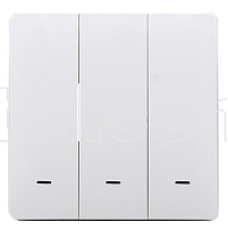 438021 Розумна клавішна кнопка-вимикач Tervix Pro Line ZigBee Push Button (3 клавіші), на батар.