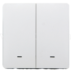 433021 Розумна клавішна кнопка-вимикач Tervix Pro Line ZigBee Push Button (2 клавіші), на батар.