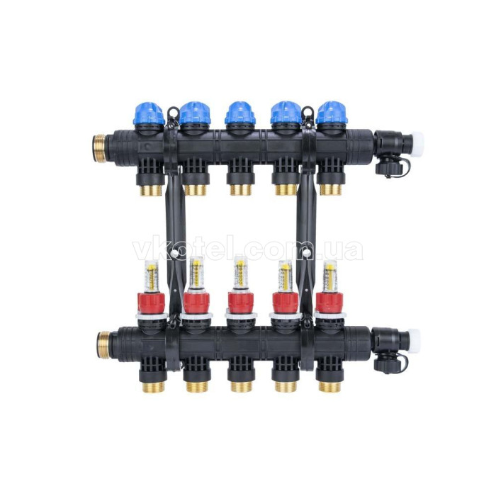 81265 Колектор ProCalida EF1 K 5 контурів, G1", 0,2-1,6 л/хв