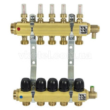 9051900 Колектор латуний на 9 контурів