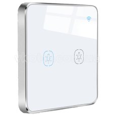 433131 Розумний сенсорний вимикач Tervix Pro Line ZigBee Touch Switch (2 клавіші), без нуля
