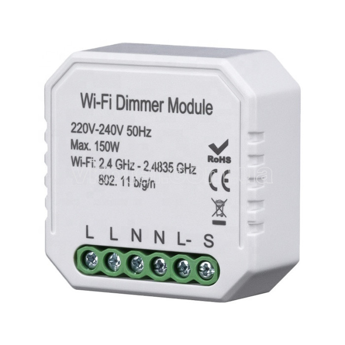 435421 Розумний вимикач - регулятор Tervix Pro Line WiFi Dimmer (1 клавіша)